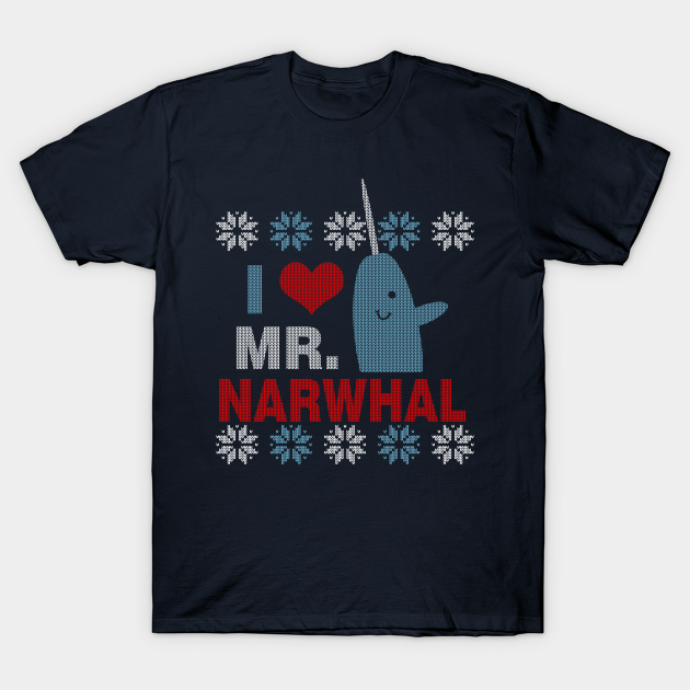 I Love Mr. Narwhal Ugly Elf Christmas Sweater Mr Narwhal Hope You